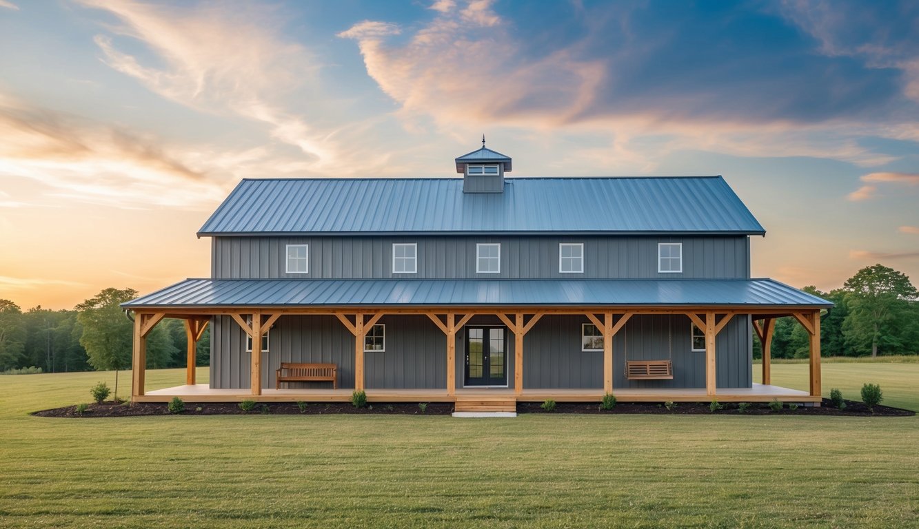 Farmhouse Barndominium: A Modern Blend of Rustic Charm and Functionality