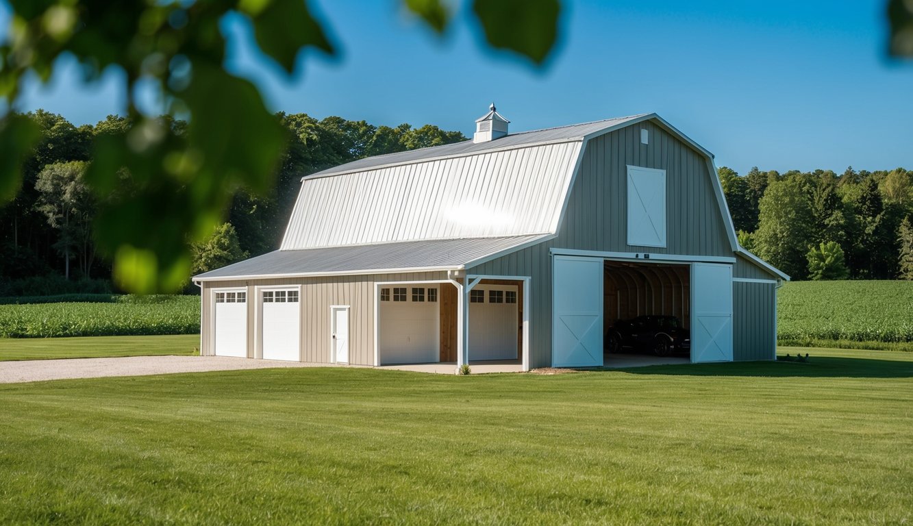 Barndominium with Large Garage: A Modern Solution for Spacious Living and Storage